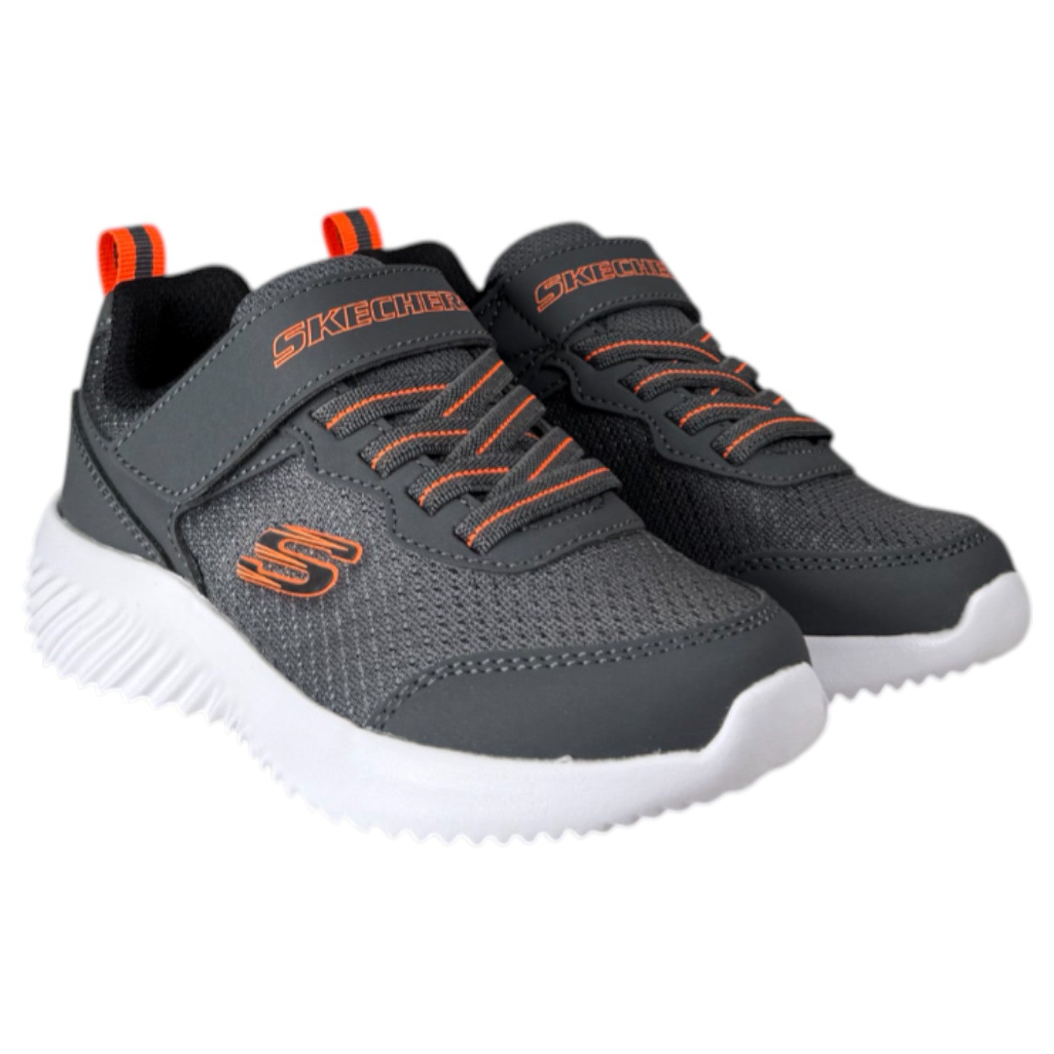 Zapatillas Skechers Bounder - Techrox 403906L Gris Naranja - imagen 2