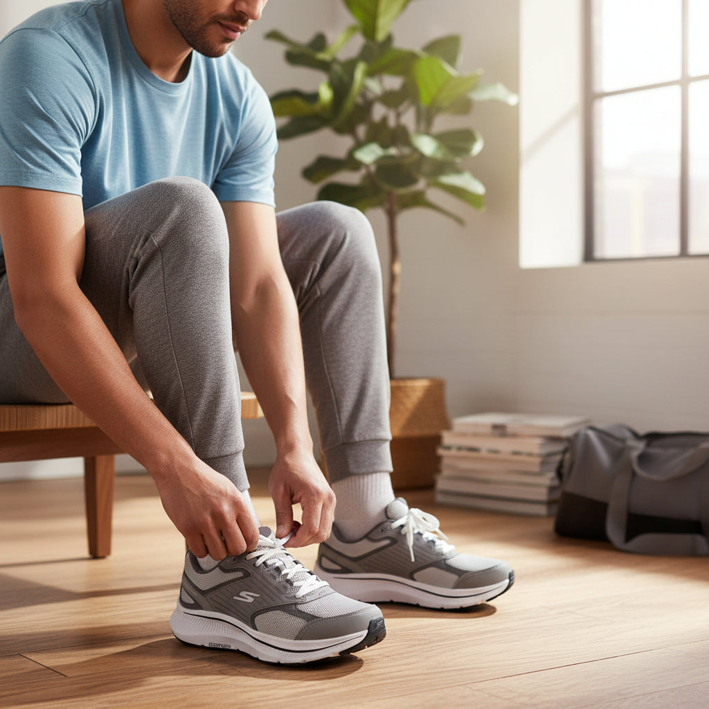 Zapatillas Skechers GO RUN Consistent 2.0 220866 Gris - imagen 4