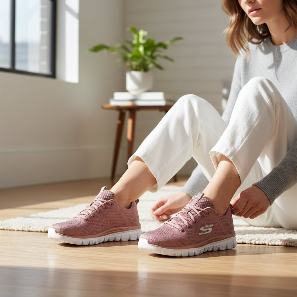 Zapatillas Skechers Graceful - Get Connected 12615 Malva - imagen 2