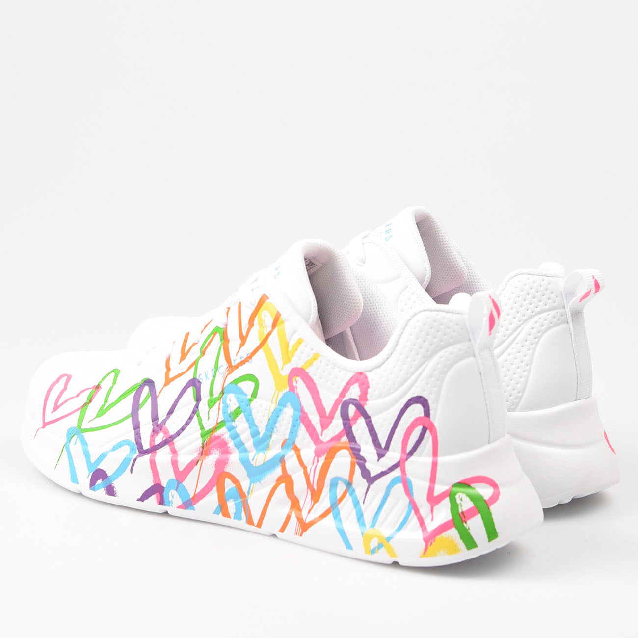 Zapatillas Skechers JGoldcrown: Uno Lite - Heart of Hearts 177977 Blanco - imagen 4