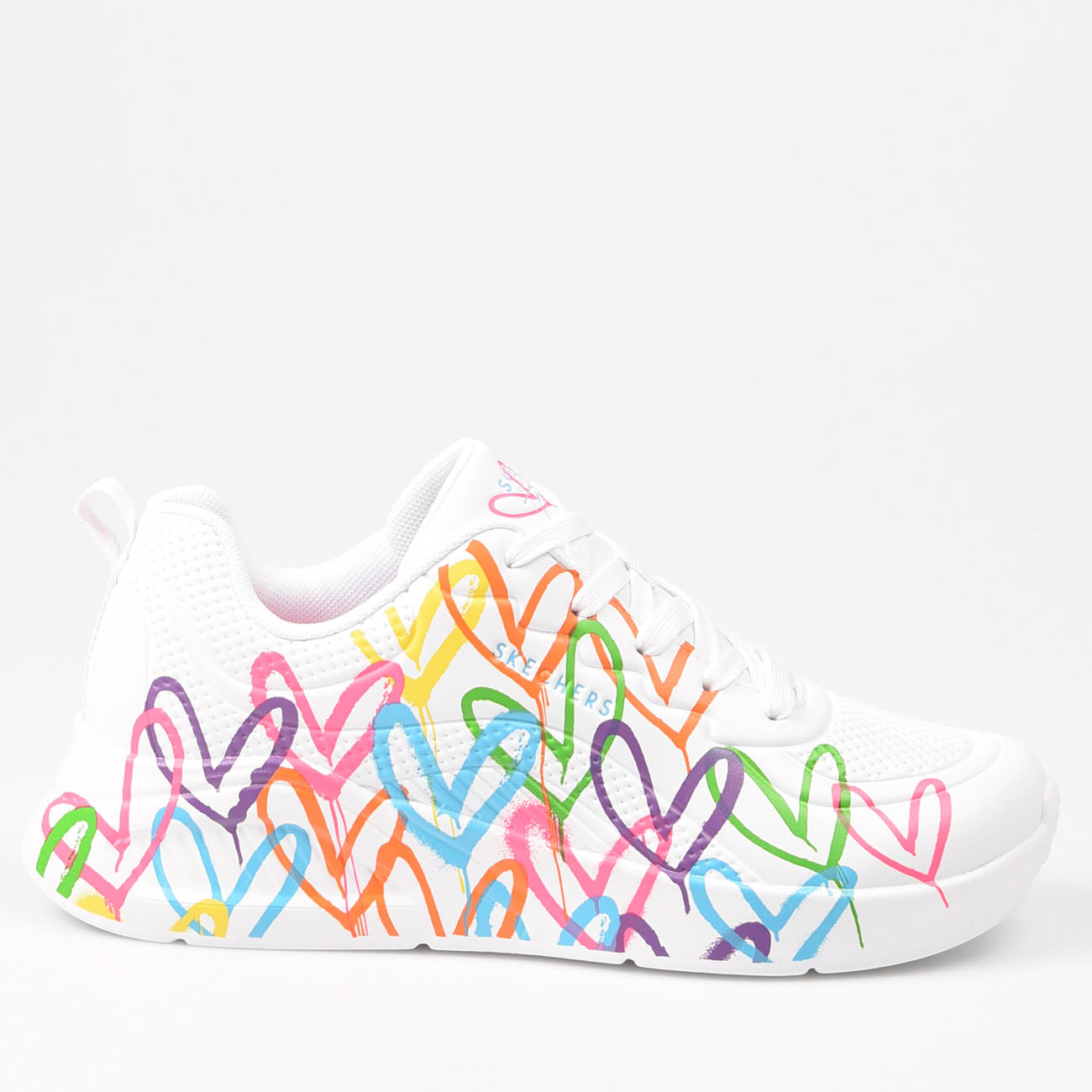 Zapatillas Skechers JGoldcrown: Uno Lite - Heart of Hearts 177977 Blanco - imagen 1