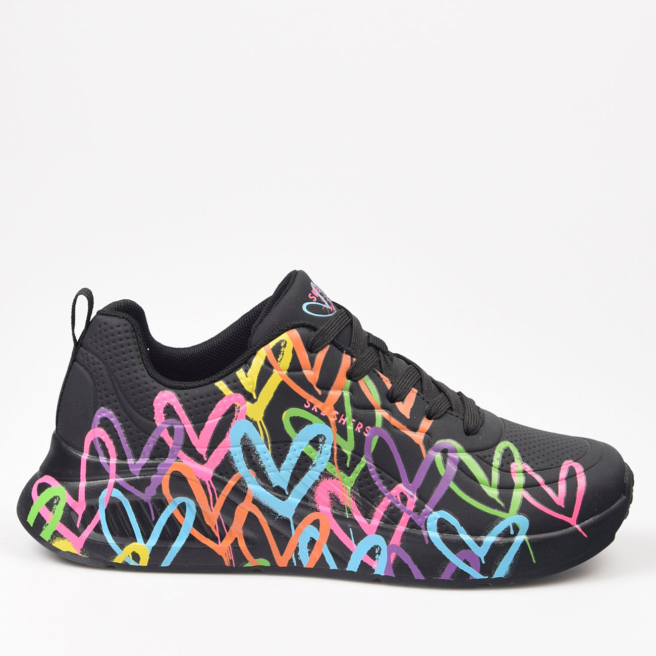 Zapatillas Skechers JGoldcrown: Uno Lite - Heart of Hearts 177977 Negro - imagen 1