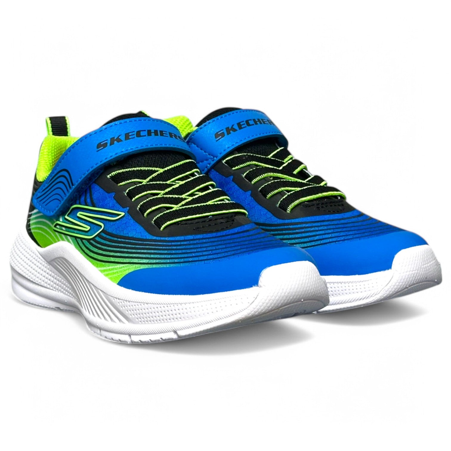 Zapatillas Skechers Microspec Advance 403926L Azul Lima - imagen 2
