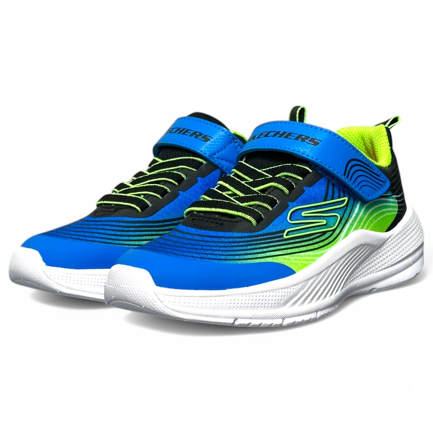 Zapatillas Skechers Microspec Advance 403926L Azul Lima - imagen 3
