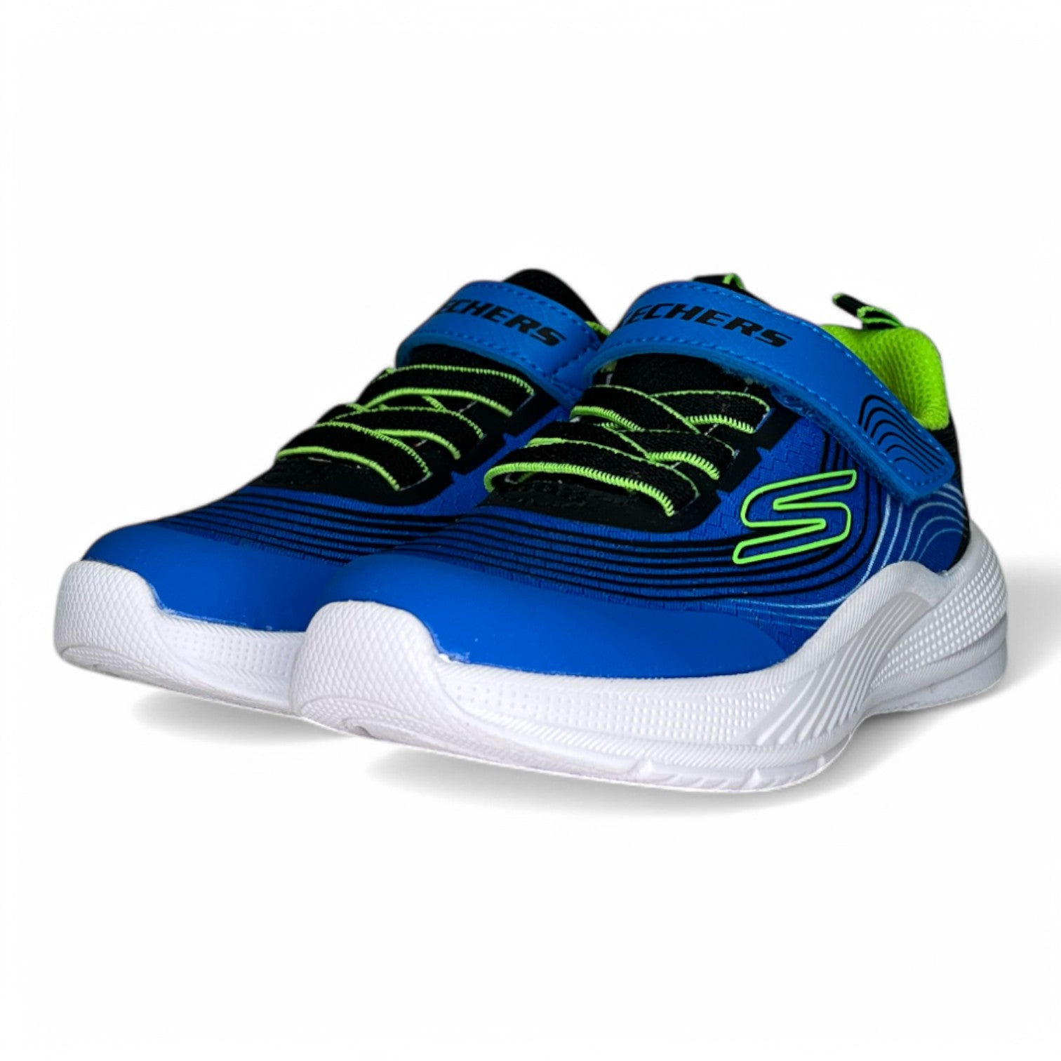 Zapatillas Skechers Microspec Advance 403926N Azul Lima - imagen 3