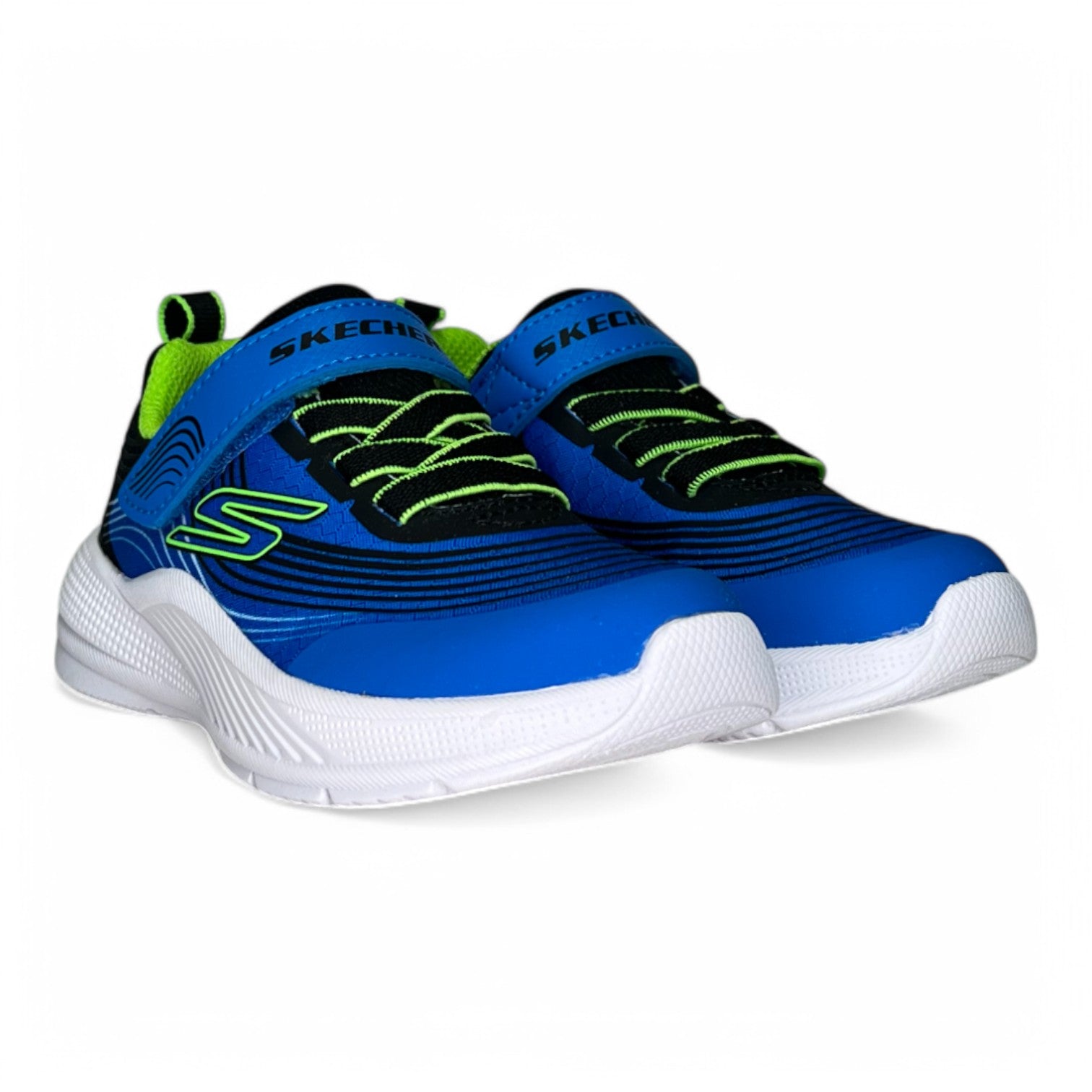 Zapatillas Skechers Microspec Advance 403926N Azul Lima - imagen 2