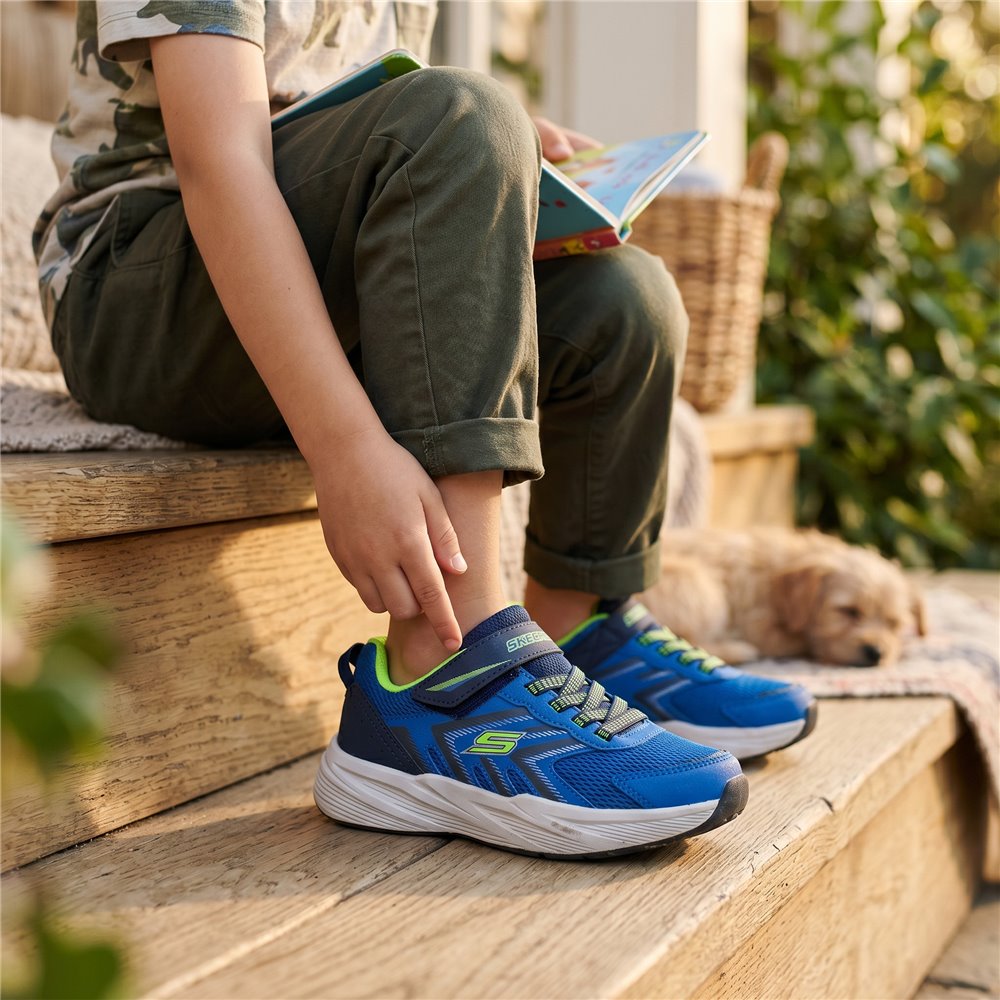 Zapatillas Skechers Microspec Tread 404115 Azul - imagen 2