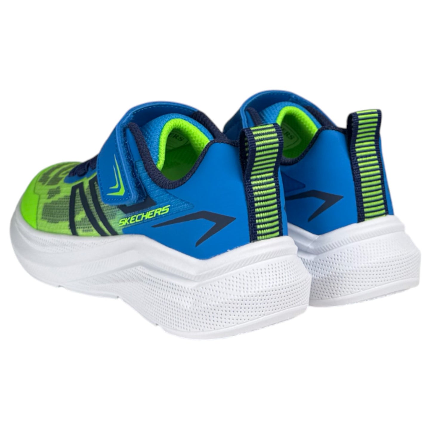 Zapatillas Skechers Microspec Velocity 404125L Lima Azul - imagen 5