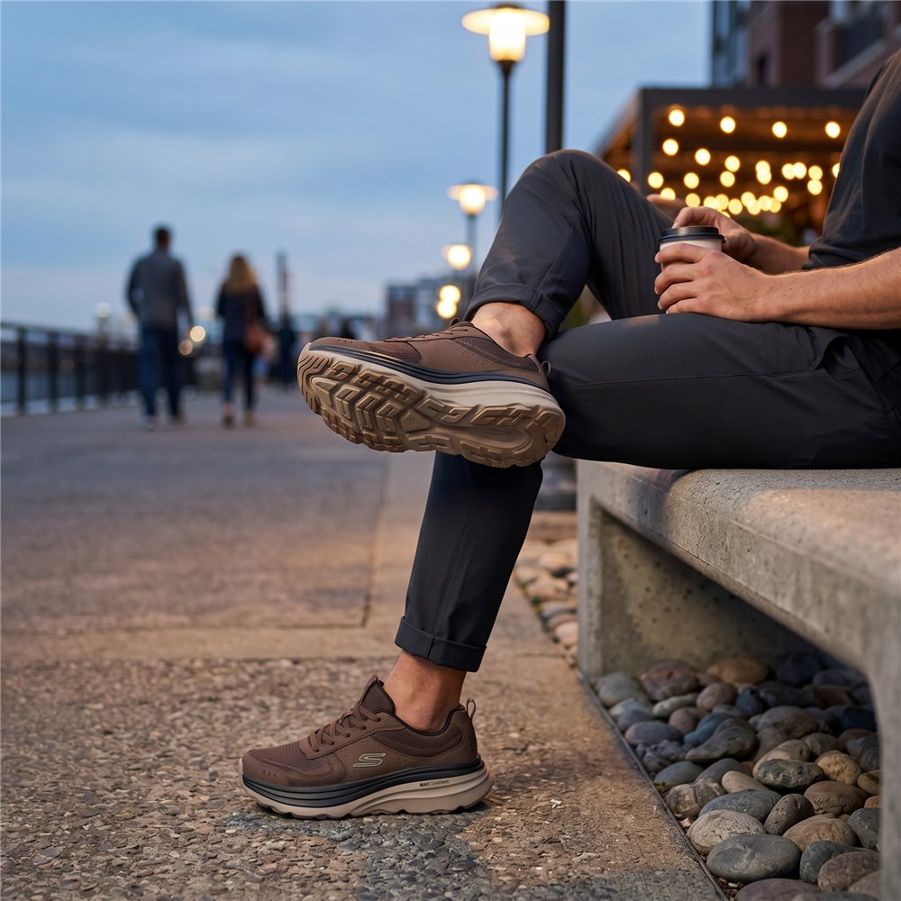 Zapatillas Skechers Relaxed Fit: Max Cushioning Zirrus - Zirrostratus 237818 Marrón - imagen 2