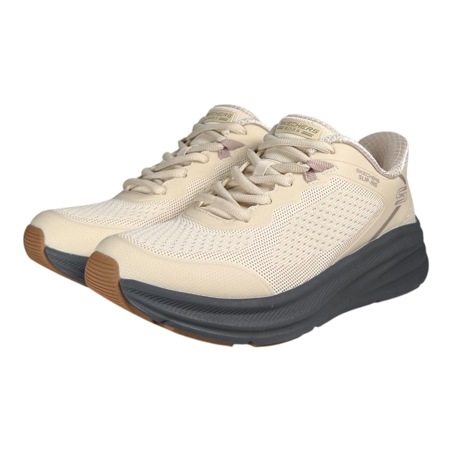 Zapatillas Skechers Slip-ins: BOBS Sport Skillz - Too Essential 117756 Natural Gris - imagen 5