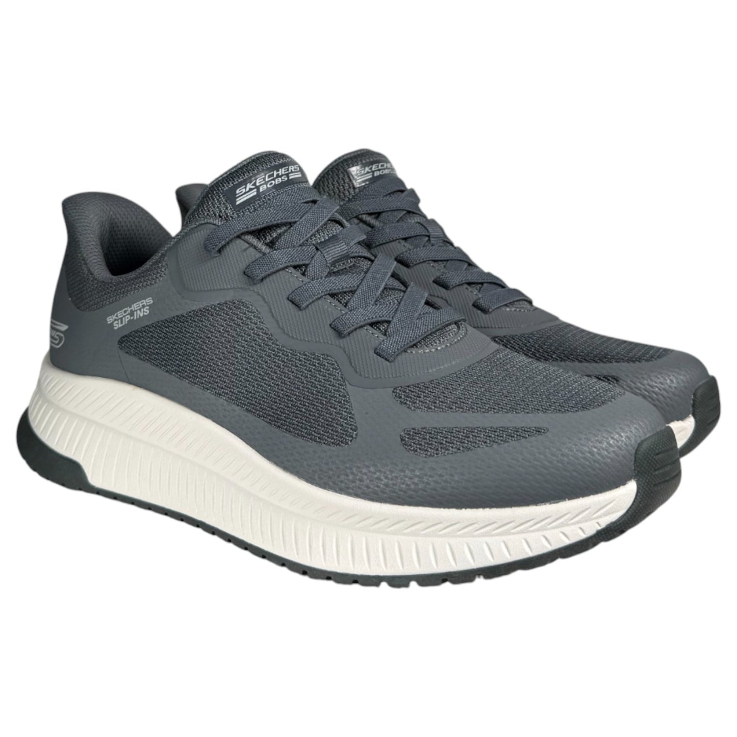 Zapatillas Skechers Slip-ins: BOBS Sport Squad Chaos 4 118423 Gris - imagen 3