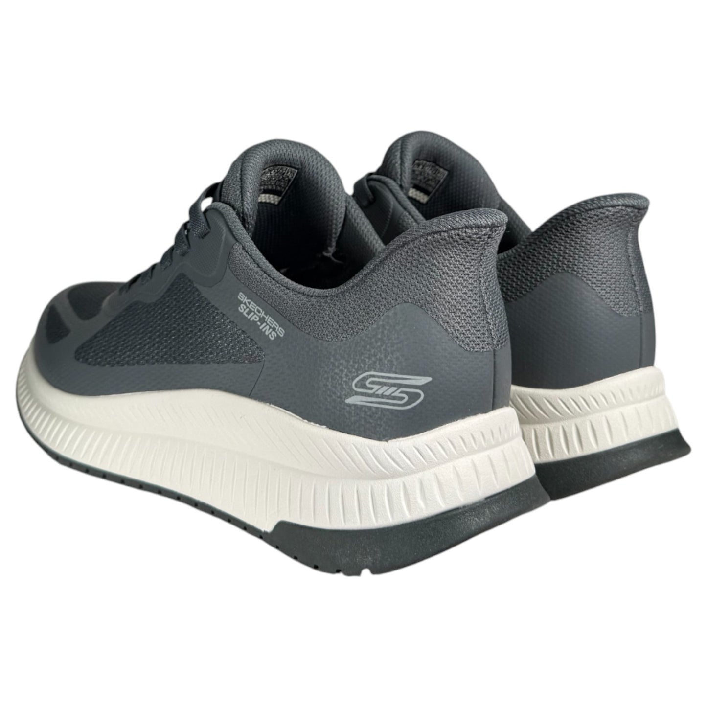 Zapatillas Skechers Slip-ins: BOBS Sport Squad Chaos 4 118423 Gris - imagen 5