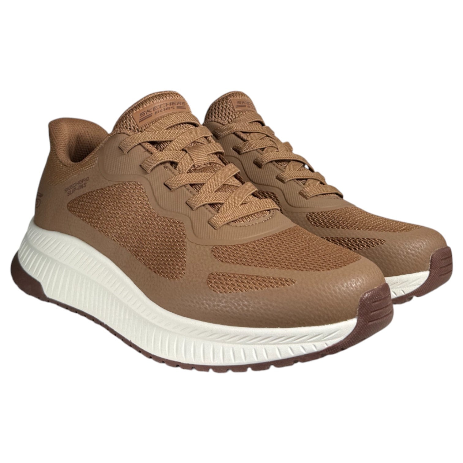Zapatillas Skechers Slip-ins: BOBS Sport Squad Chaos 4 118423 Marrón - imagen 3