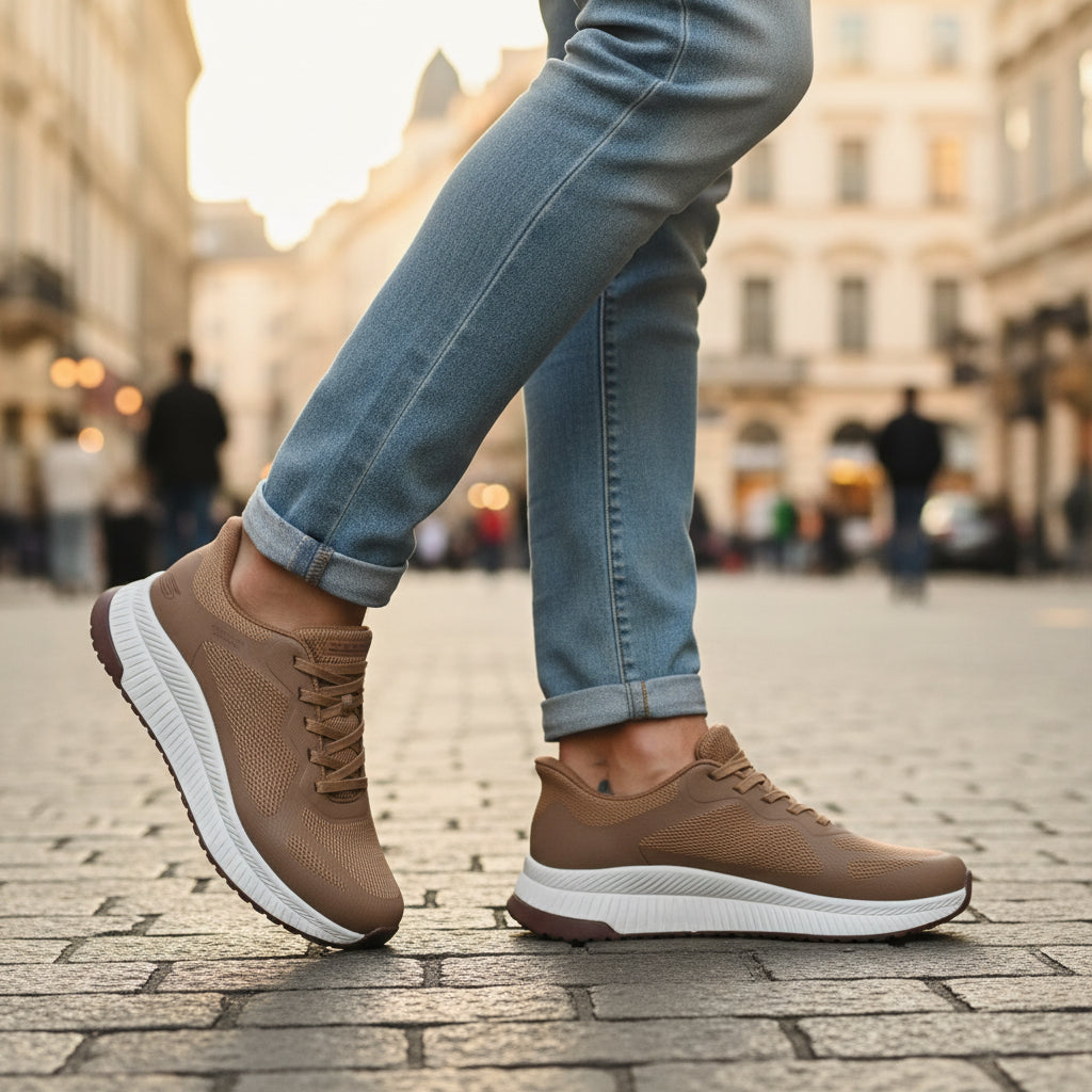 Zapatillas Skechers Slip-ins: BOBS Sport Squad Chaos 4 118423 Marrón - imagen 2