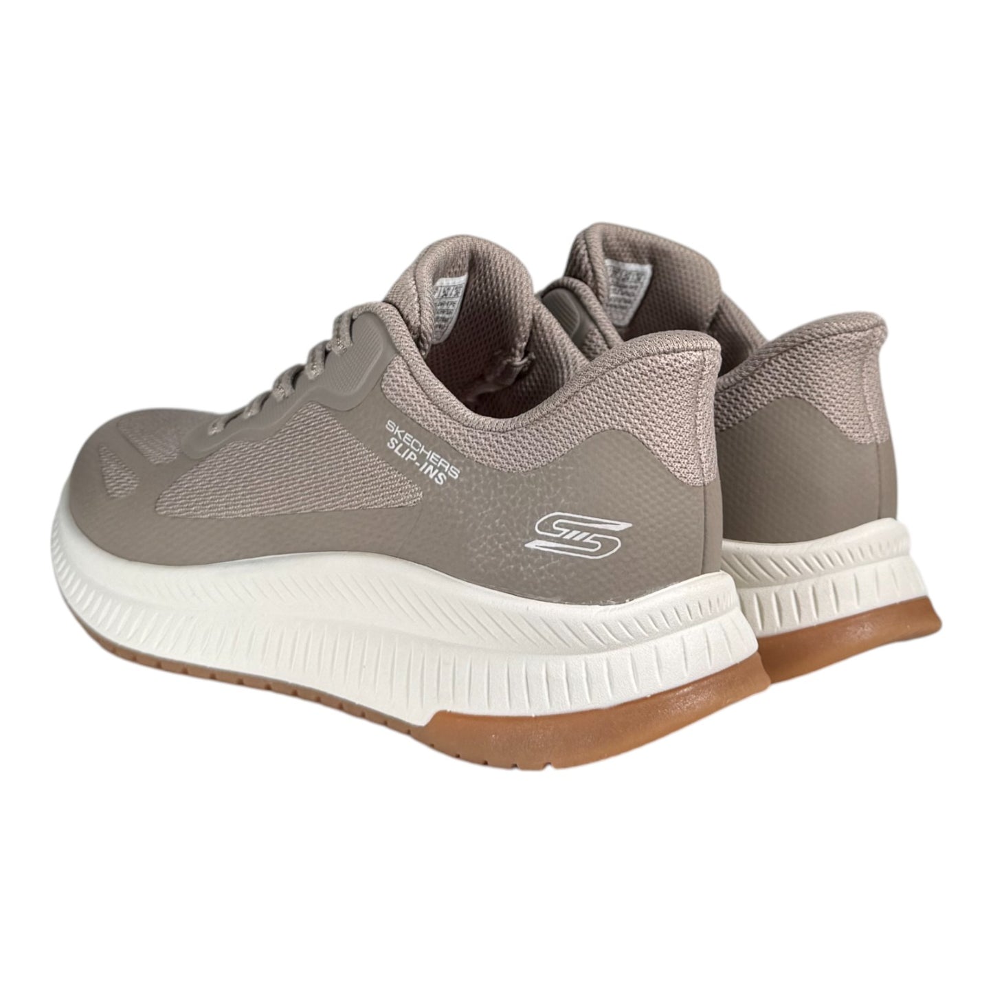 Zapatillas Skechers Slip-ins: BOBS Squad 4 - Staple Look 117624 Taupe - imagen 6