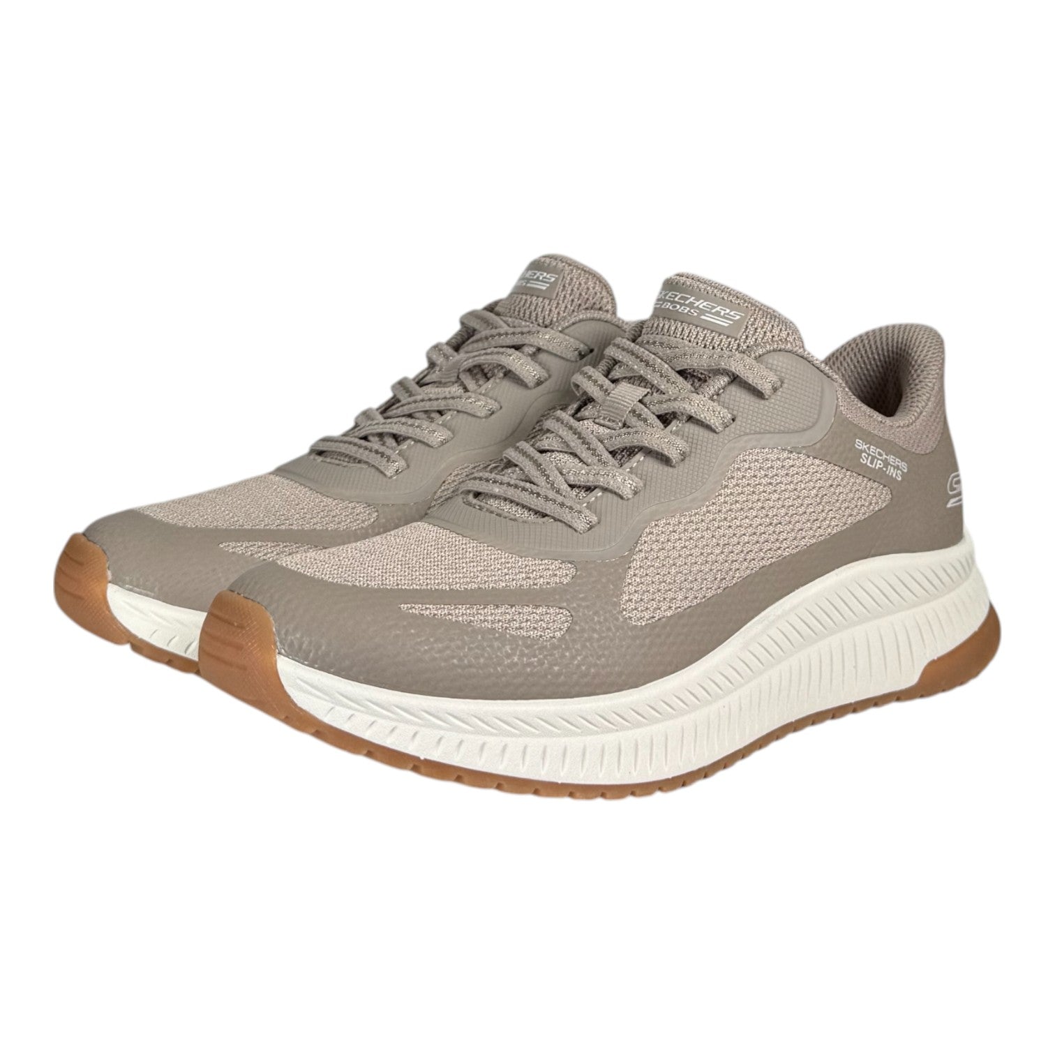Zapatillas Skechers Slip-ins: BOBS Squad 4 - Staple Look 117624 Taupe - imagen 5