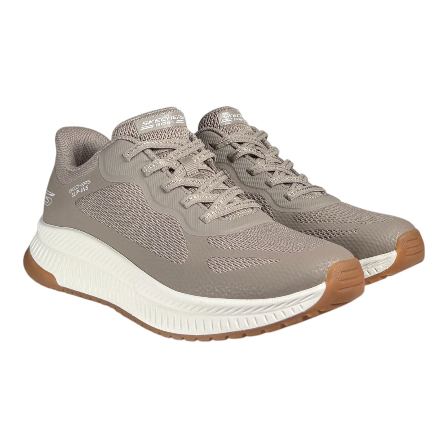 Zapatillas Skechers Slip-ins: BOBS Squad 4 - Staple Look 117624 Taupe - imagen 3