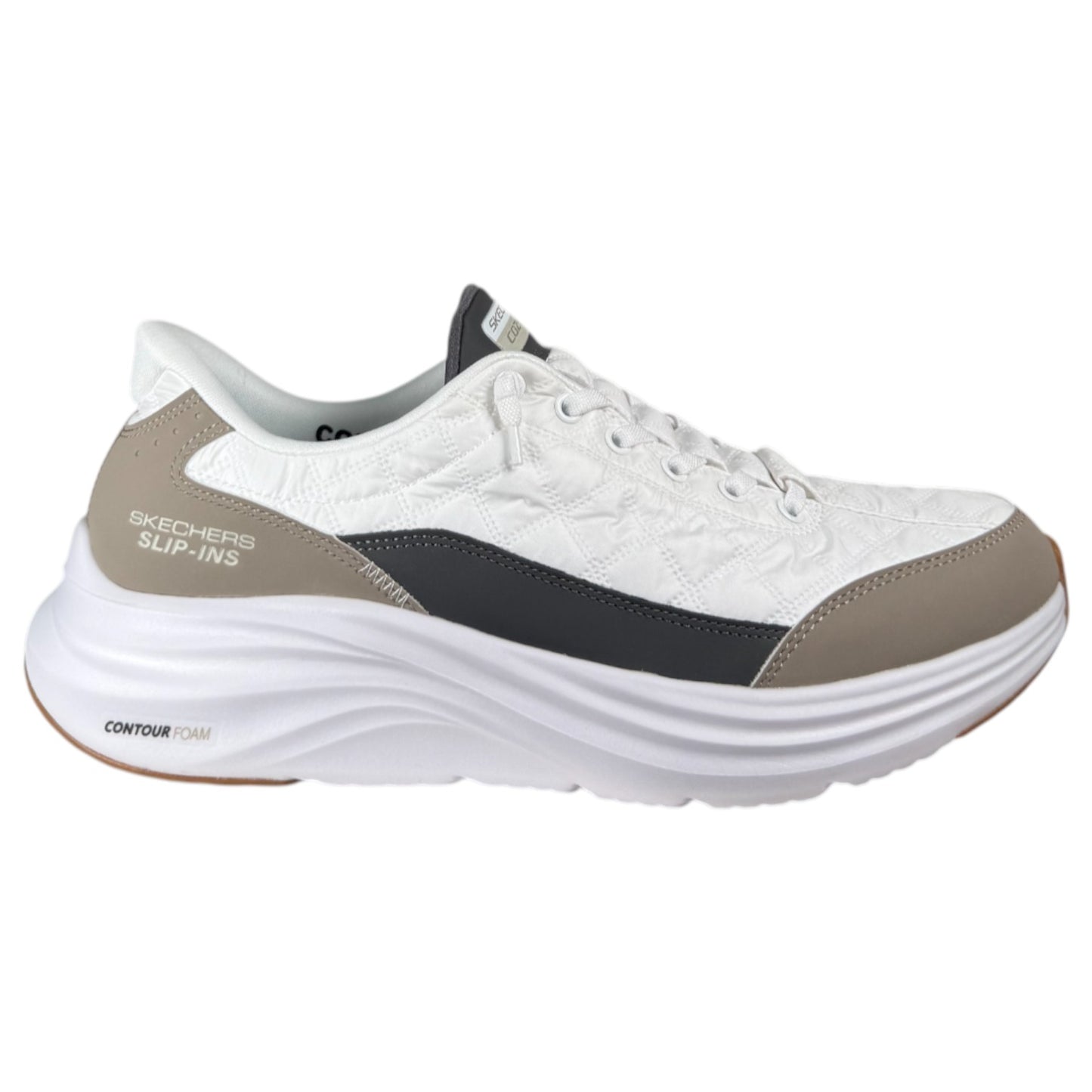 Zapatillas Skechers Slip-ins: Contour Foam - Cozy Fit 232619 Blanco Taupe - imagen 1