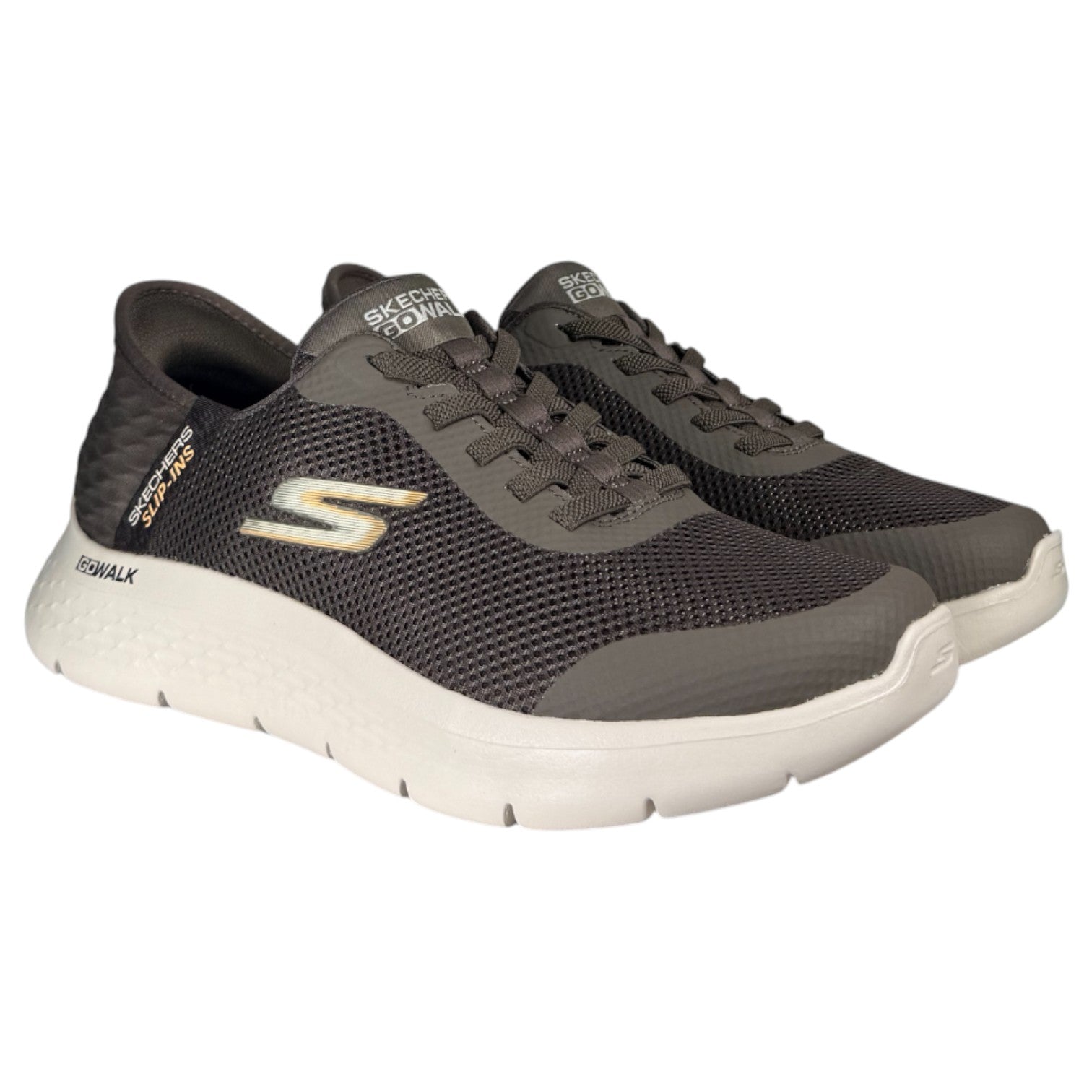 Zapatillas Skechers Slip-ins GO WALK Flex - Hands Up 216324 Marrón - imagen 2