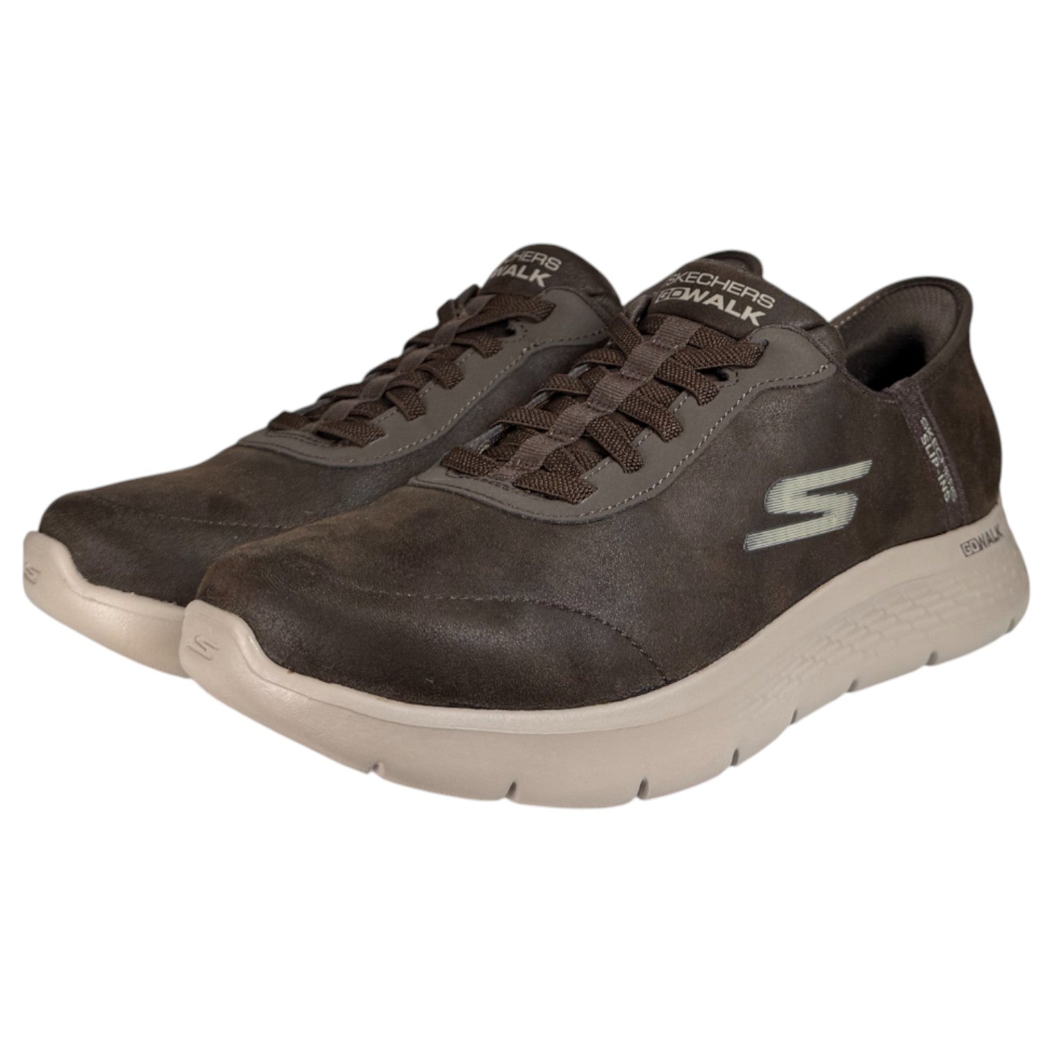 Zapatillas Skechers Slip-ins: GO WALK Flex - Smooth Motion 216326 Marrón - imagen 3