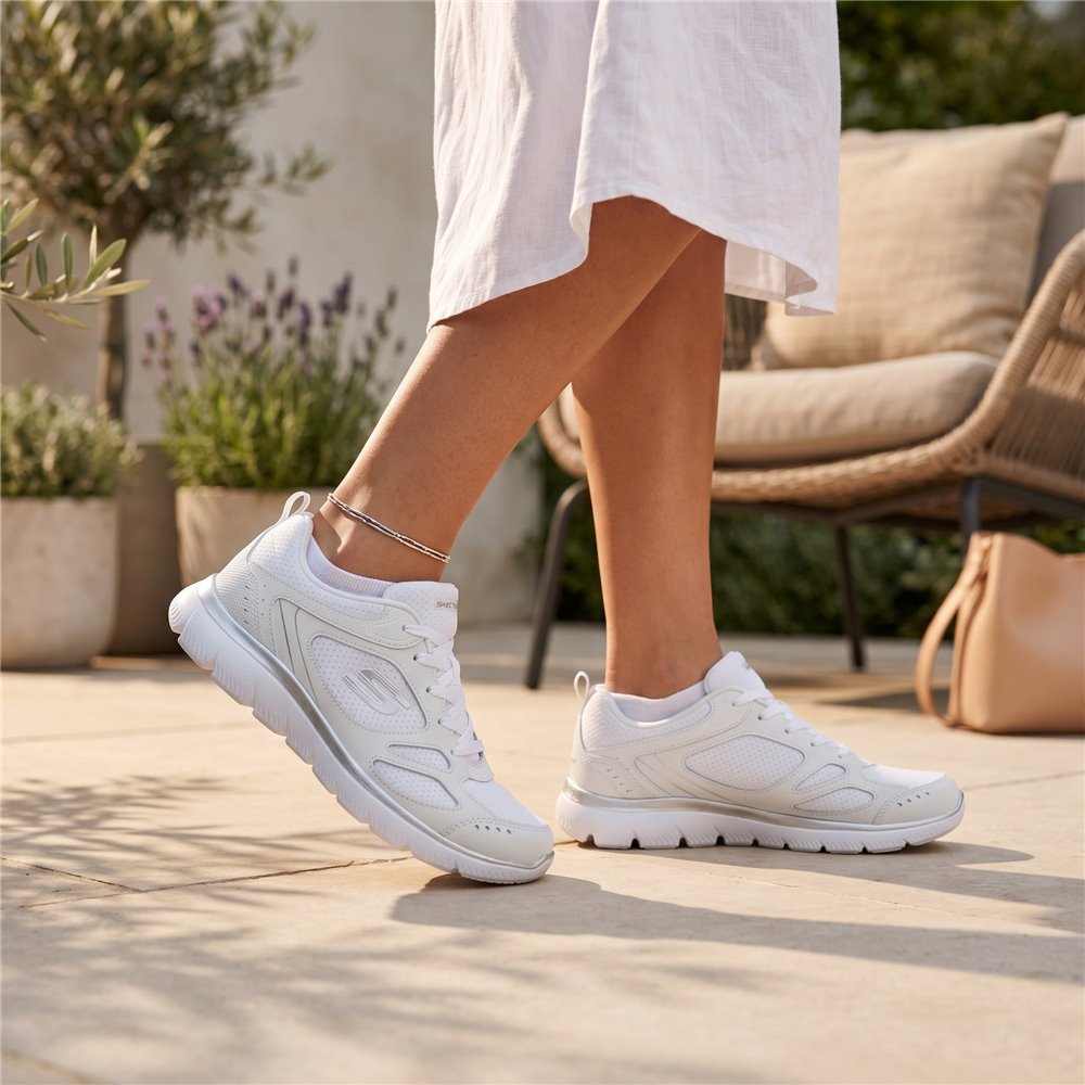 Zapatillas Skechers Summits - Suited 12982 Blanco - imagen 2