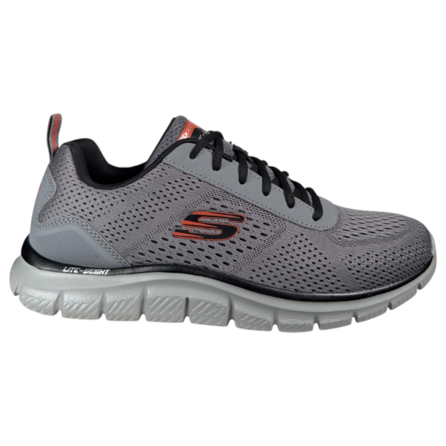 Zapatillas Skechers Track - Leshur 232758 Gris Naranja - imagen 1