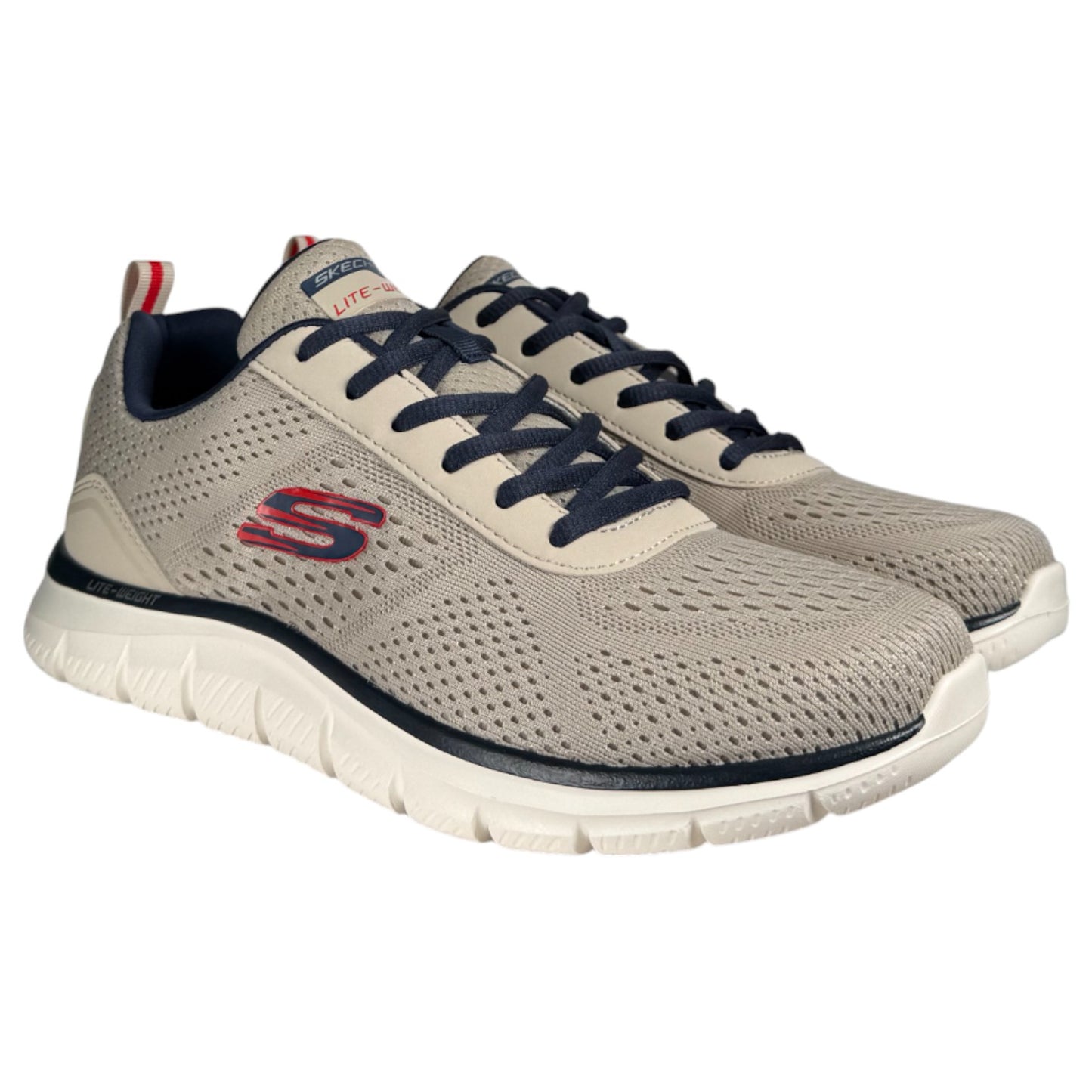 Zapatillas Skechers Track - Leshur 232758 Taupe Marino - imagen 3