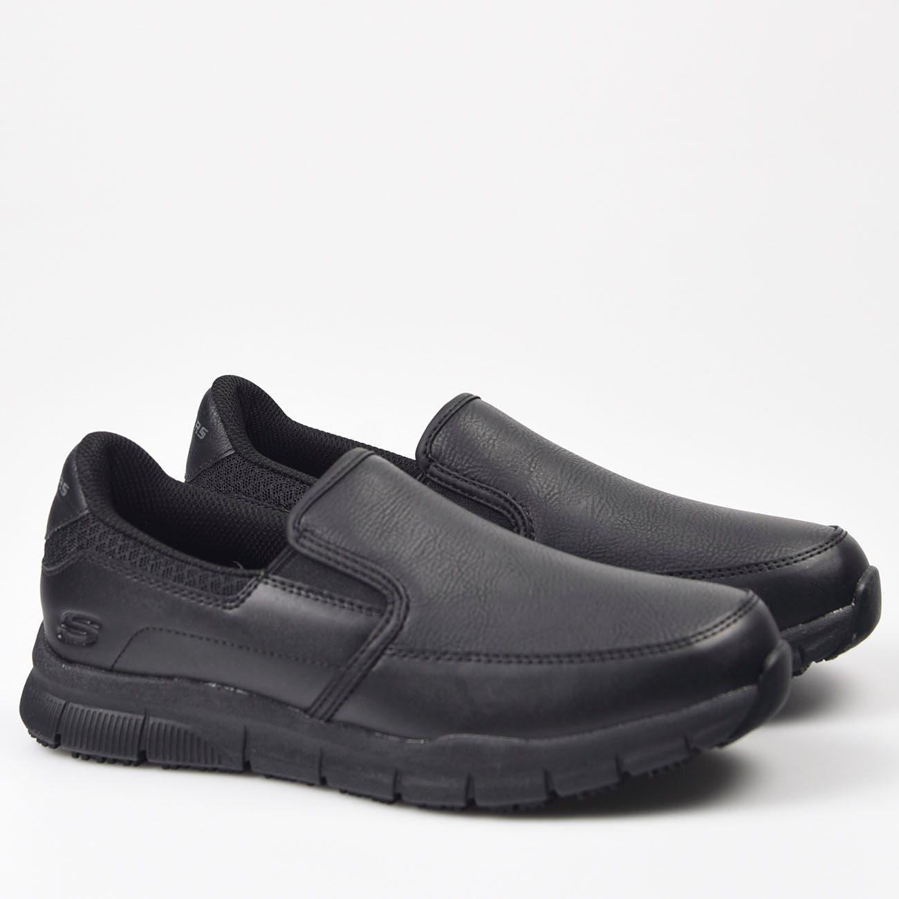 Zapatillas Skechers Work Relaxed Fit 77236EC Negro - imagen 2