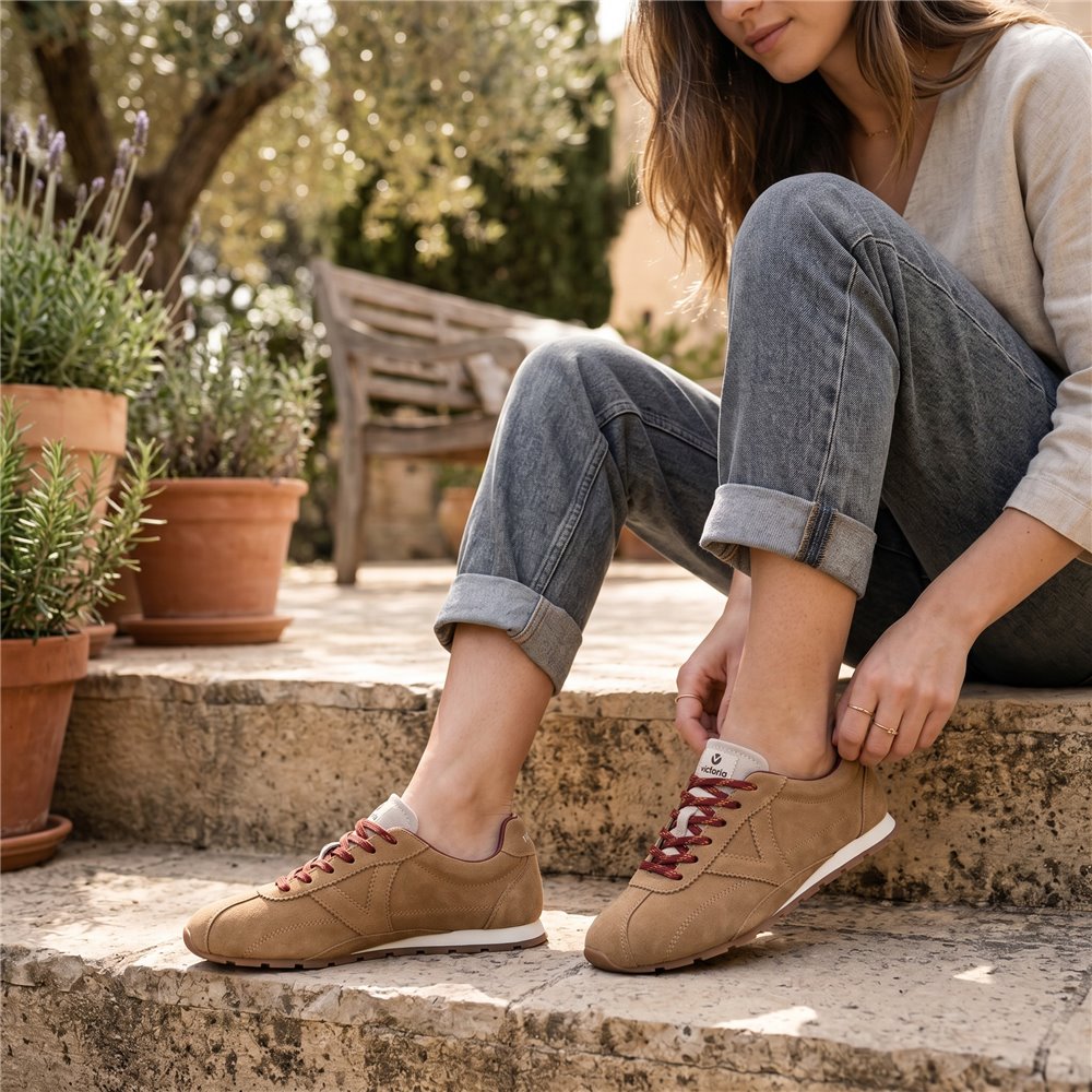 Zapatillas Victoria Aster Serraje 1159100 Camel - imagen 4