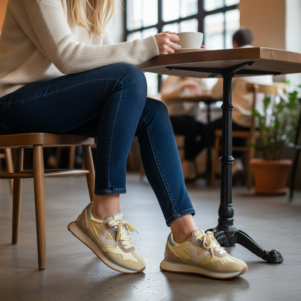 Zapatillas Victoria Root - Vintage Nylon 8812101 Amarillo - imagen 4