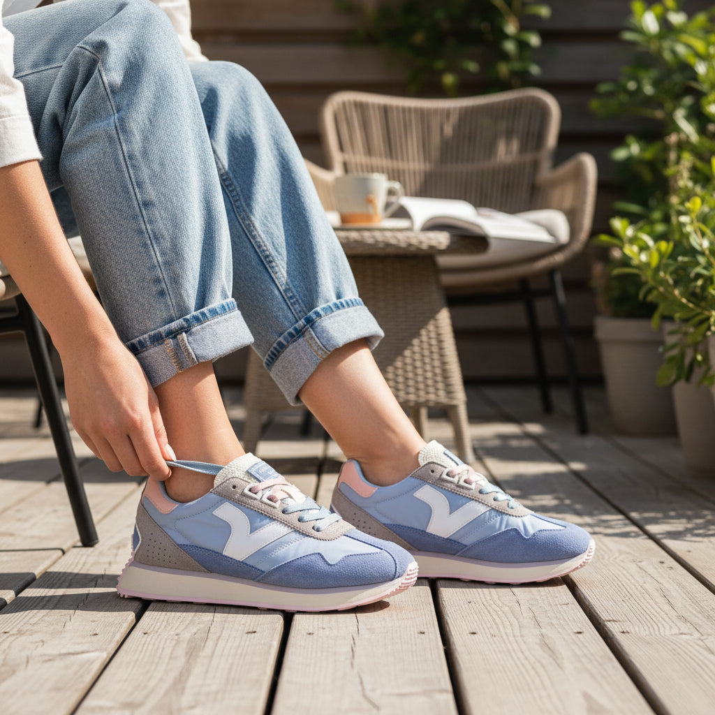Zapatillas Victoria Root - Vintage Nylon 8812101 Azul - imagen 2