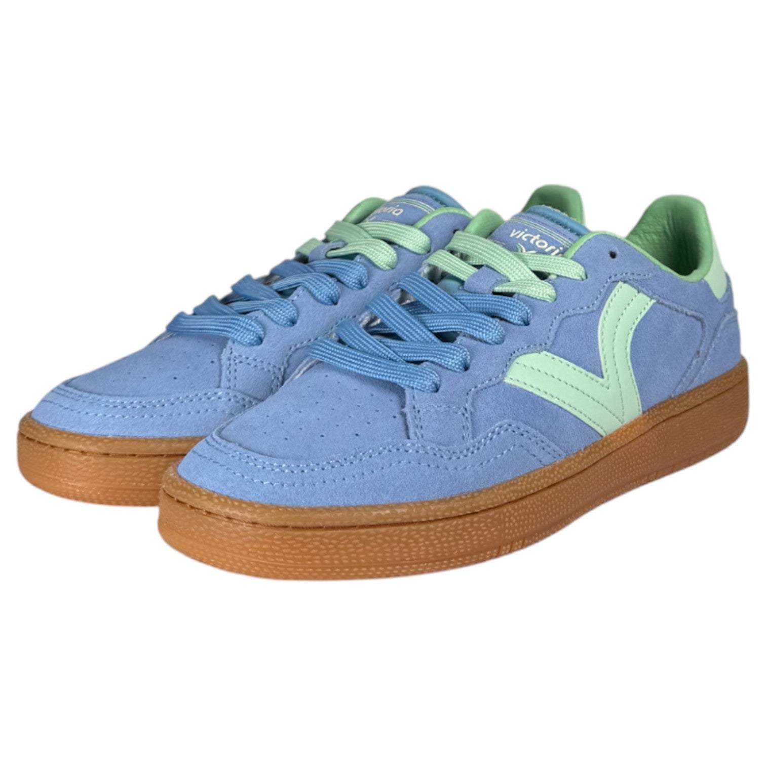 Zapatillas Victoria Smash Suede 8806116 Celeste - imagen 5