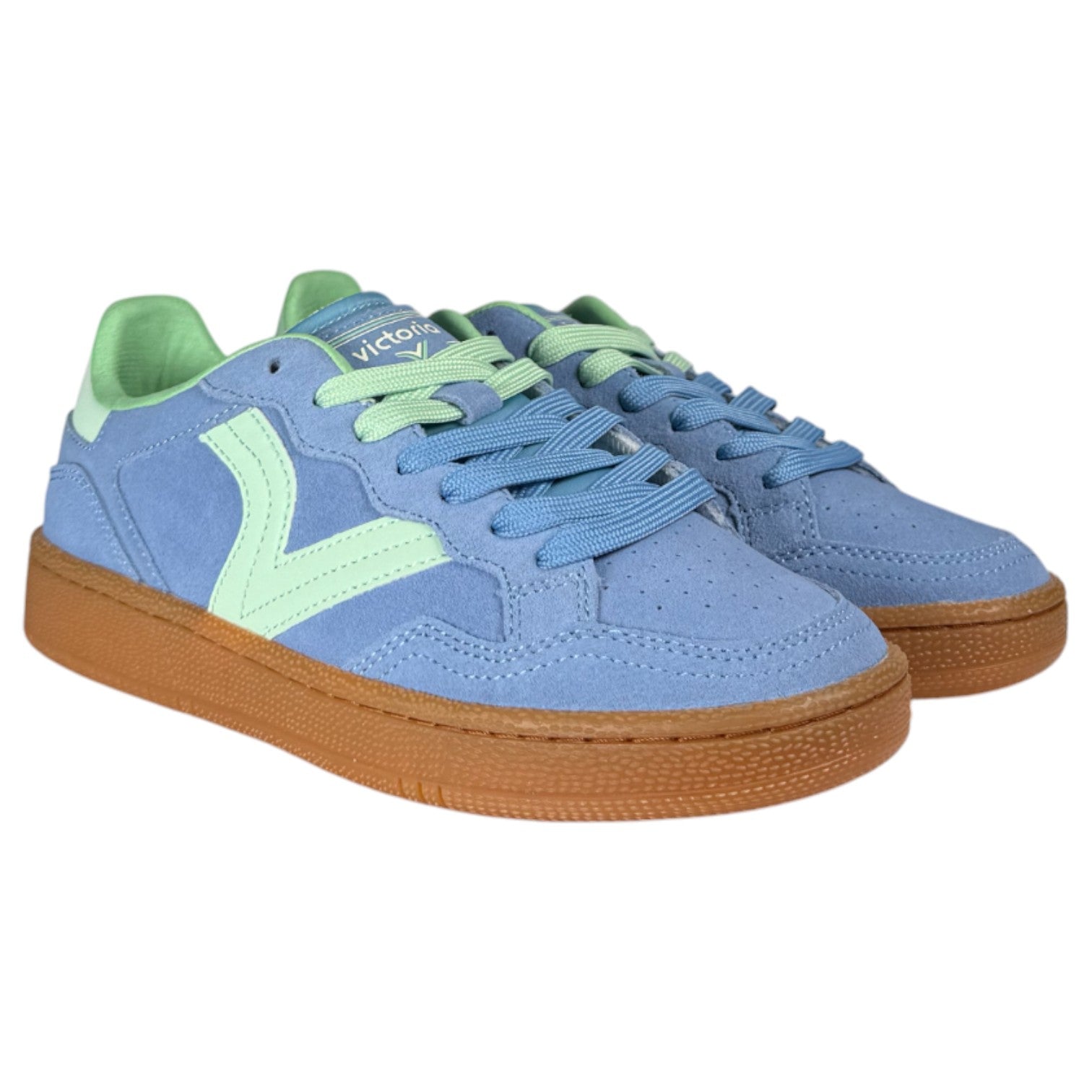 Zapatillas Victoria Smash Suede 8806116 Celeste - imagen 3
