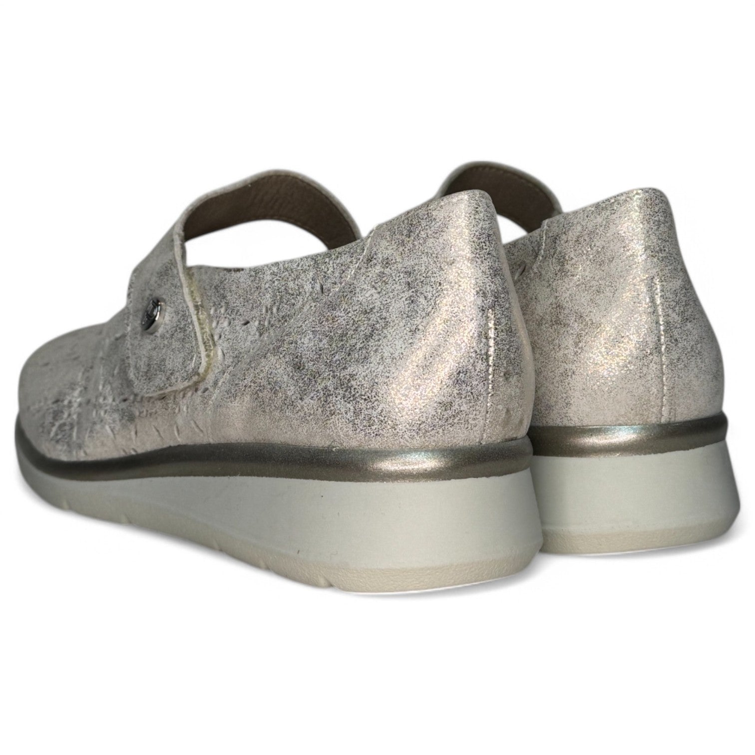 Zapatillos Pitillos Mercedita Troquelada 10334 Oro - imagen 6