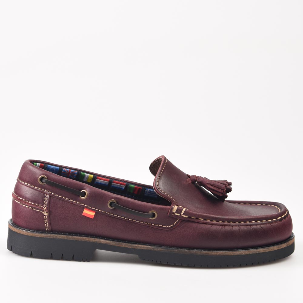 Zapatos Apache La Valenciana Cayetano Burdeos - imagen 1