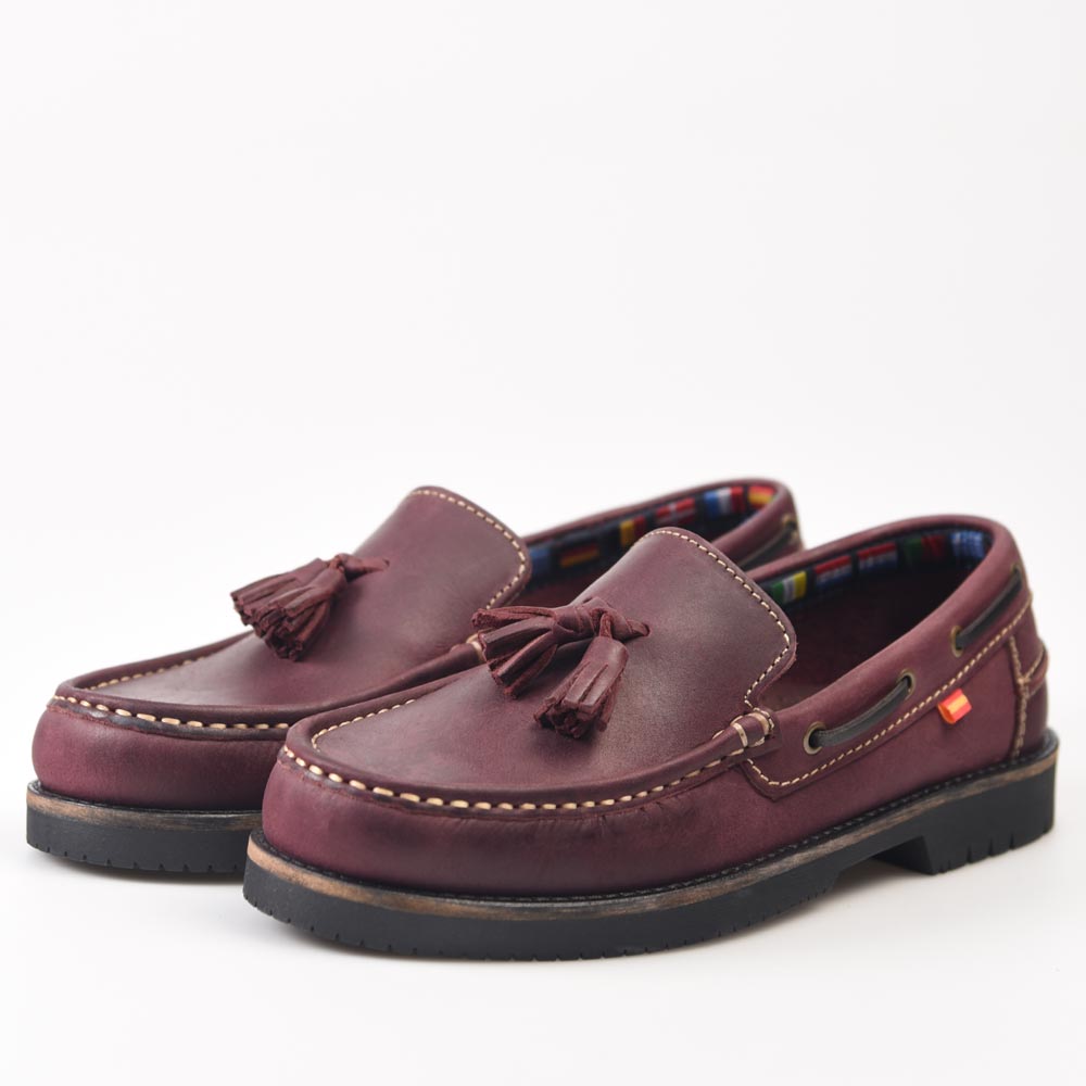 Zapatos Apache La Valenciana Cayetano Burdeos - imagen 5