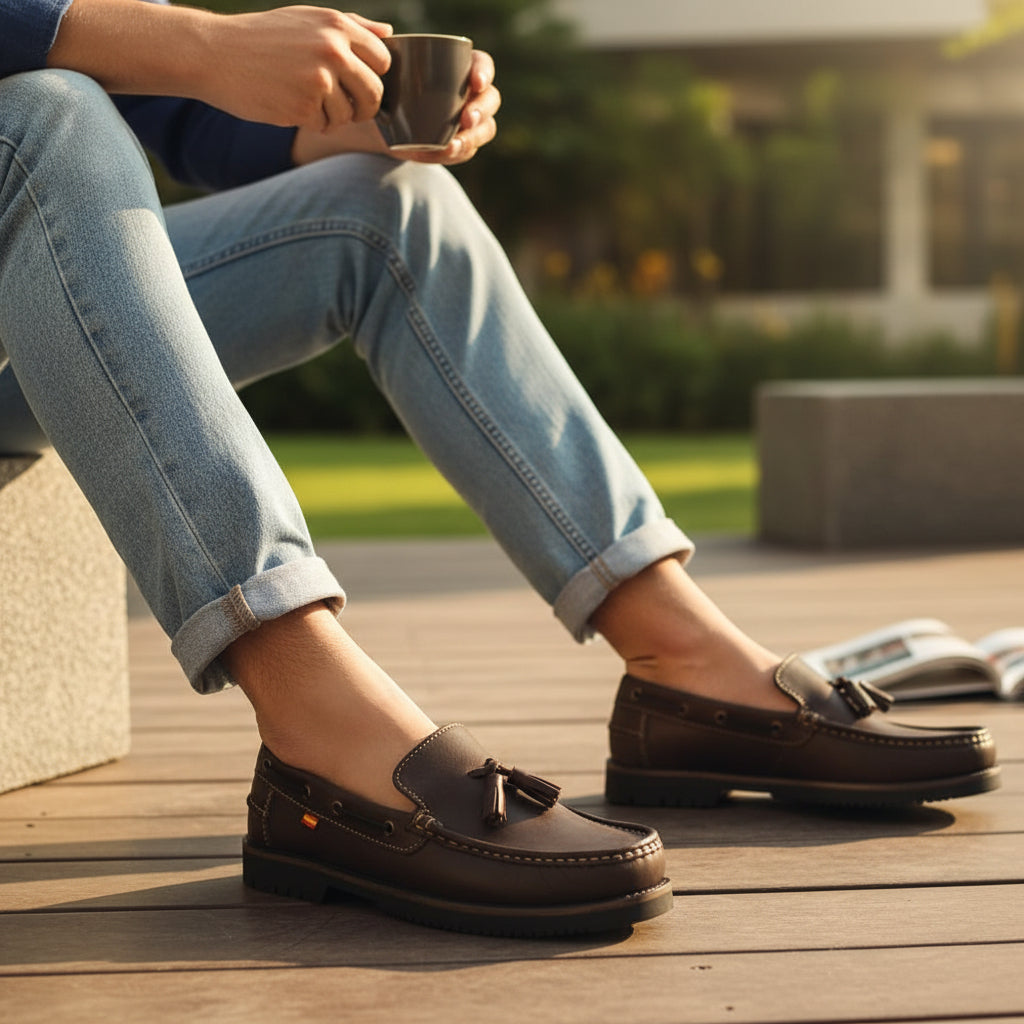 Zapatos Apache La Valenciana Cayetano Marrón - imagen 4