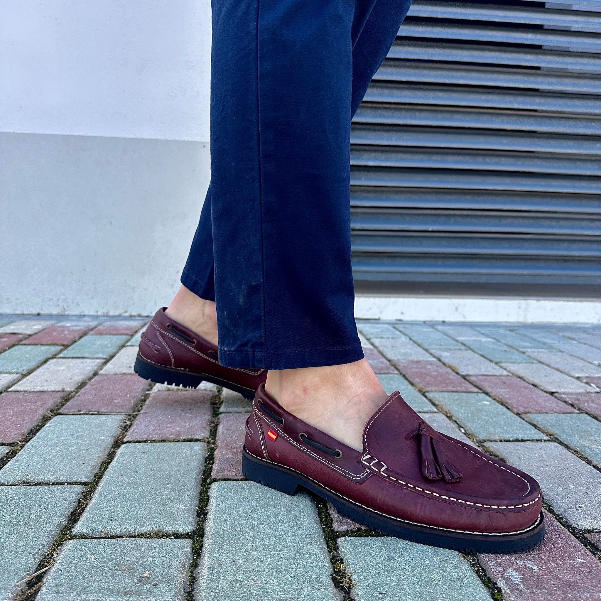 Zapatos Apache La Valenciana Montijo Burdeos - imagen 4