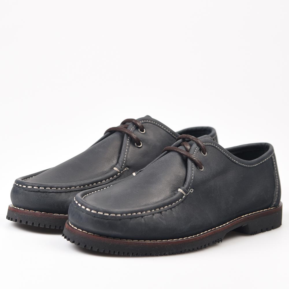 Zapatos Apache La Valenciana Wallabee Cordón Azul - imagen 3