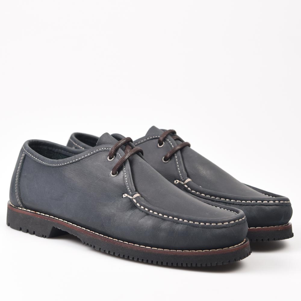 Zapatos Apache La Valenciana Wallabee Cordón Azul - imagen 2