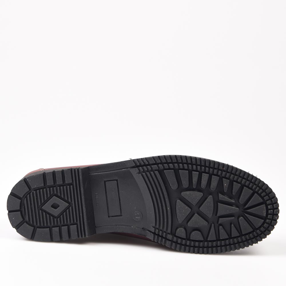 Zapatos Apache La Valenciana Wallabee Cordón Burdeos - imagen 10
