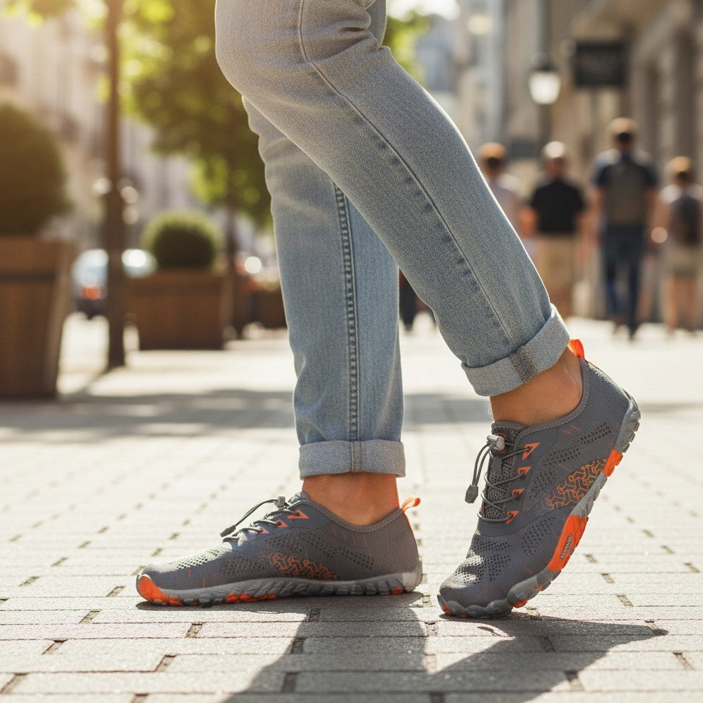 Zapatos Barefoot Saguaro Smart II XZA0139DG Gris Naranja - imagen 2