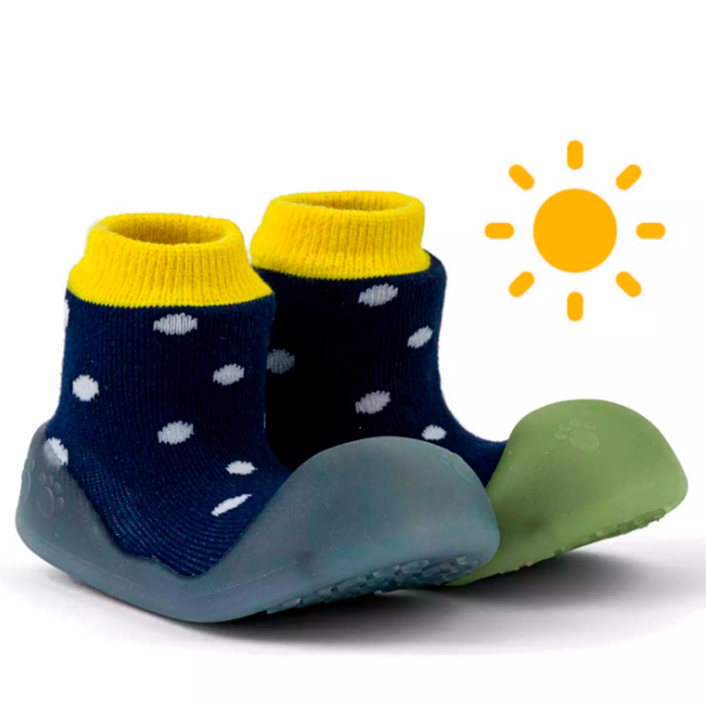 Zapatos BigToes Chameleon Polka Navy - imagen 1
