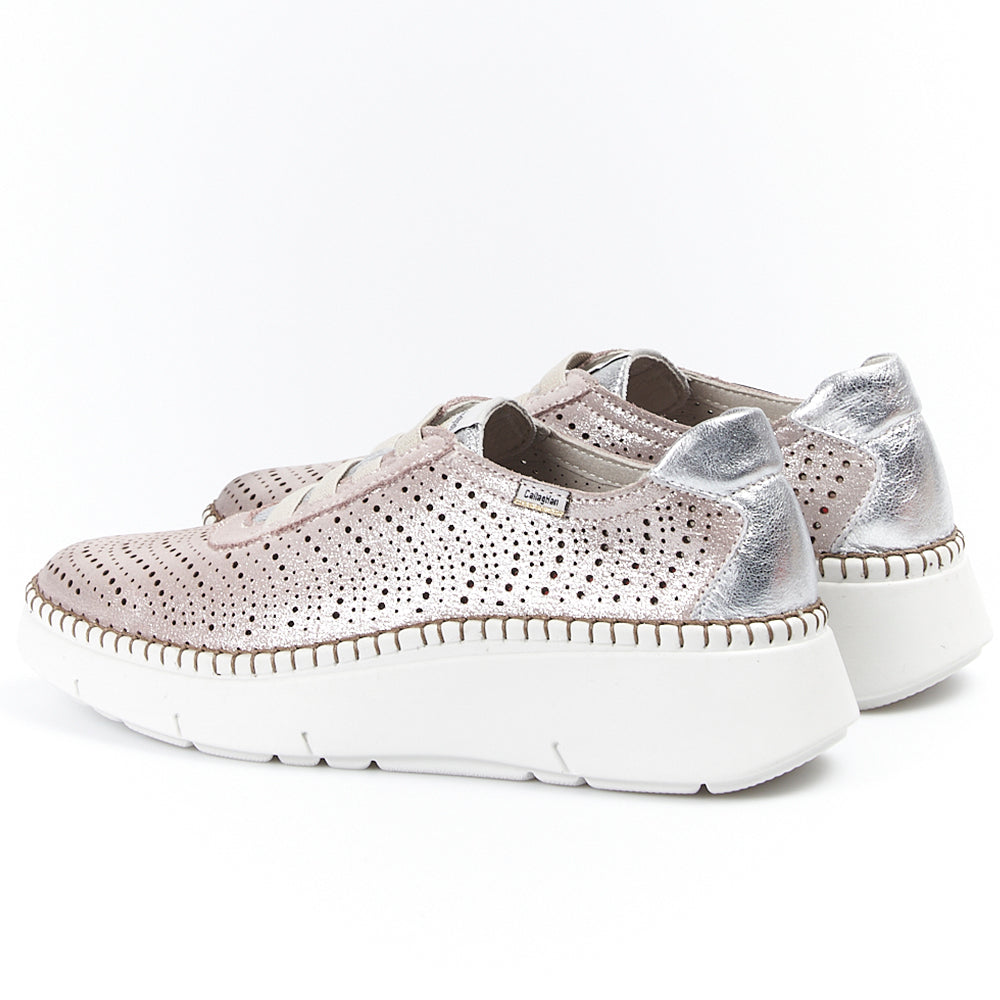 Zapatos Callaghan Kira 53600 Rosa Plata - imagen 3
