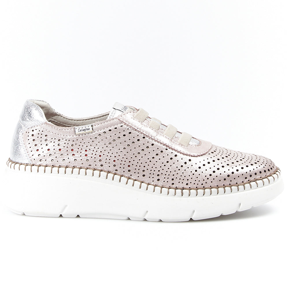 Zapatos Callaghan Kira 53600 Rosa Plata - imagen 1