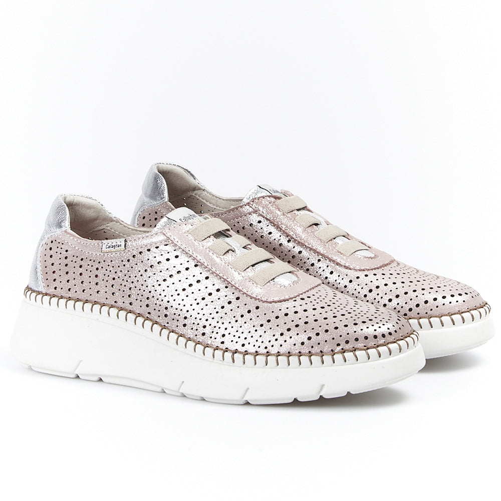 Zapatos Callaghan Kira 53600 Rosa Plata - imagen 2