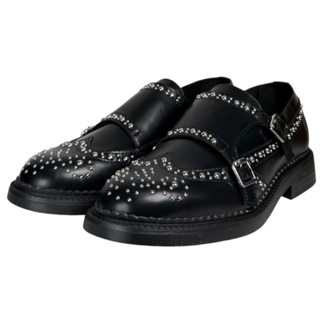 Zapatos Corina Blúcher Tachas M5716 Negro - imagen 3