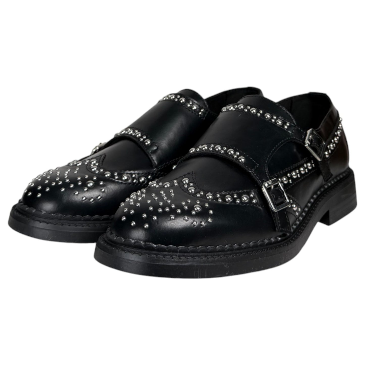 Zapatos Corina Blúcher Tachas M5716 Negro - imagen 3