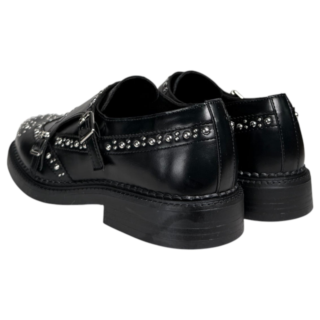 Zapatos Corina Blúcher Tachas M5716 Negro - imagen 4
