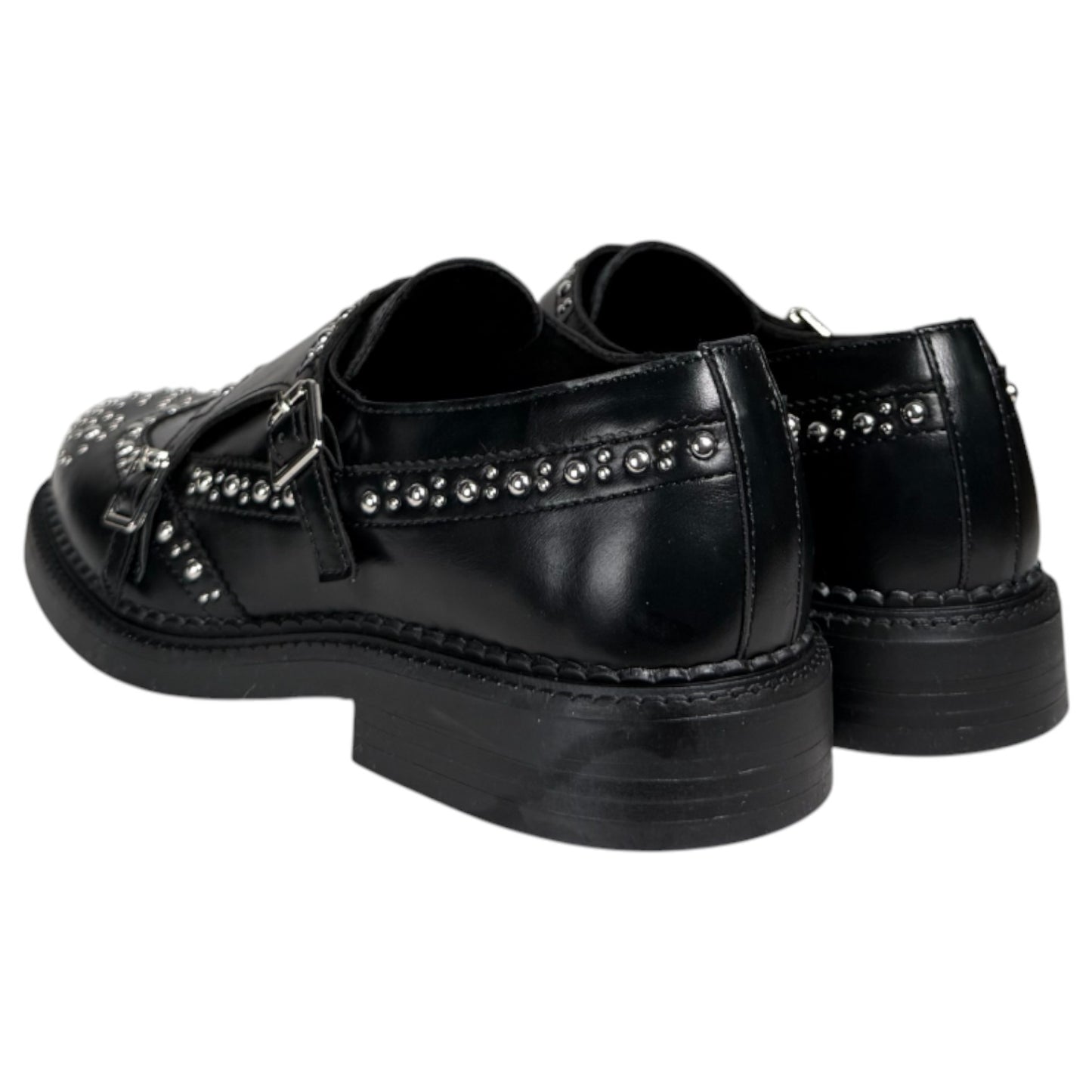 Zapatos Corina Blúcher Tachas M5716 Negro - imagen 4